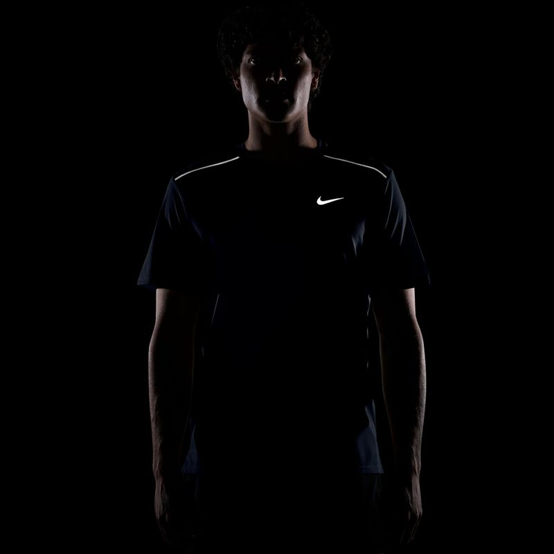 Pánské běžecké tričko Nike Miler Dri-Fit UV midnight navy 7