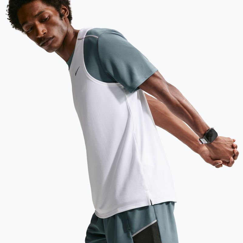 Pánské běžecké šortky Nike Miler Dri-Fit 2in1 5" mineral slate 4