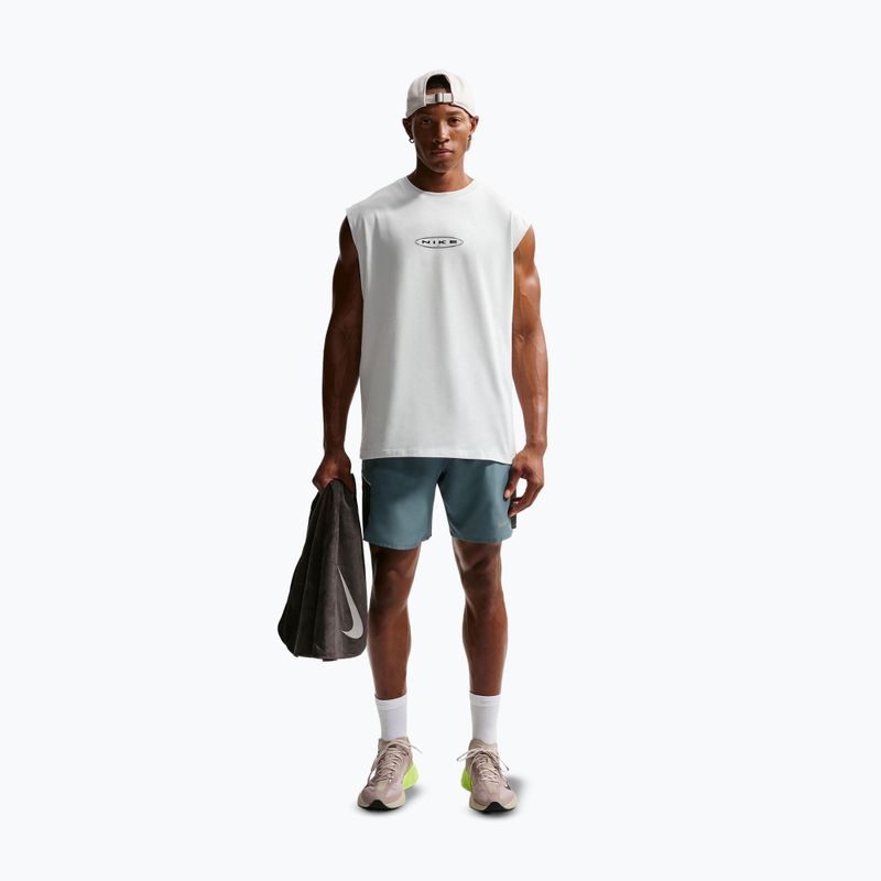Pánské běžecké šortky Nike Miler Dri-Fit Brief Lined7" mineral slate 2