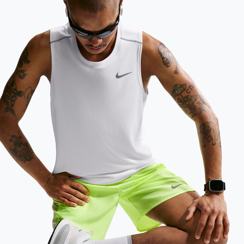 Pánské běžecké tričko Nike Miler Dri-Fit white 4