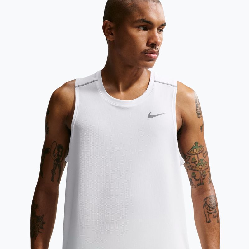 Pánské běžecké tričko Nike Miler Dri-Fit white 5
