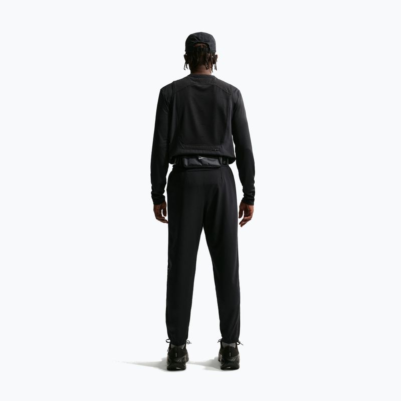 Pánské běžecké kalhoty Nike Miler Dri-Fit Woven black/black 3