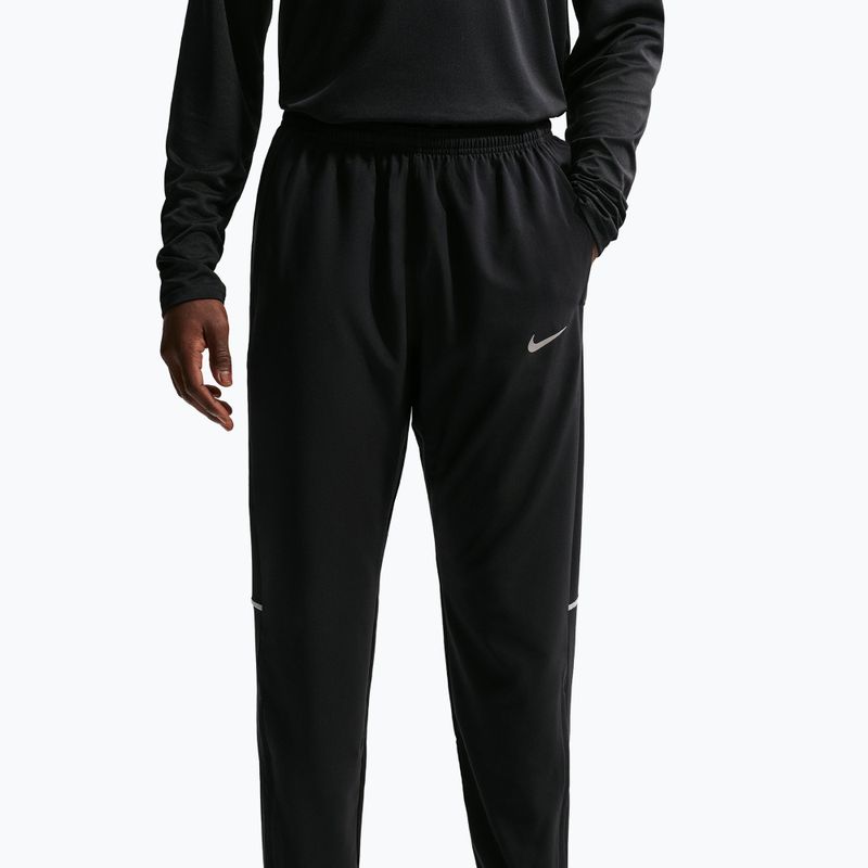 Pánské běžecké kalhoty Nike Miler Dri-Fit Woven black/black 5