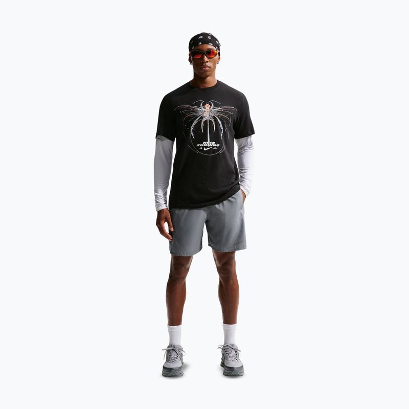Pánské šortky Nike Miler Dri-Fit 7" smoke grey/smoke grey 2