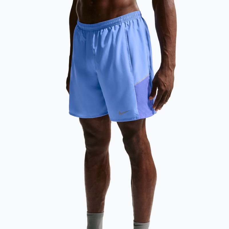 Pánské běžecké šortky Nike Miler Dri-Fit 2in1 7" royal pulse/sapphire 5
