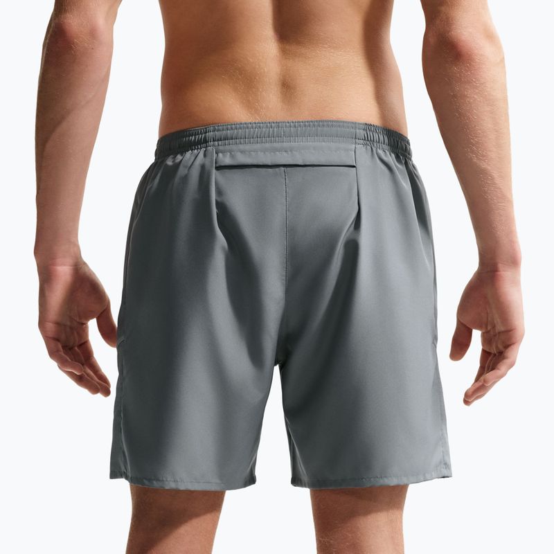 Pánské běžecké šortky Nike Miler Dri-Fit Brief Lined7" smoke grey/smoke grey 4