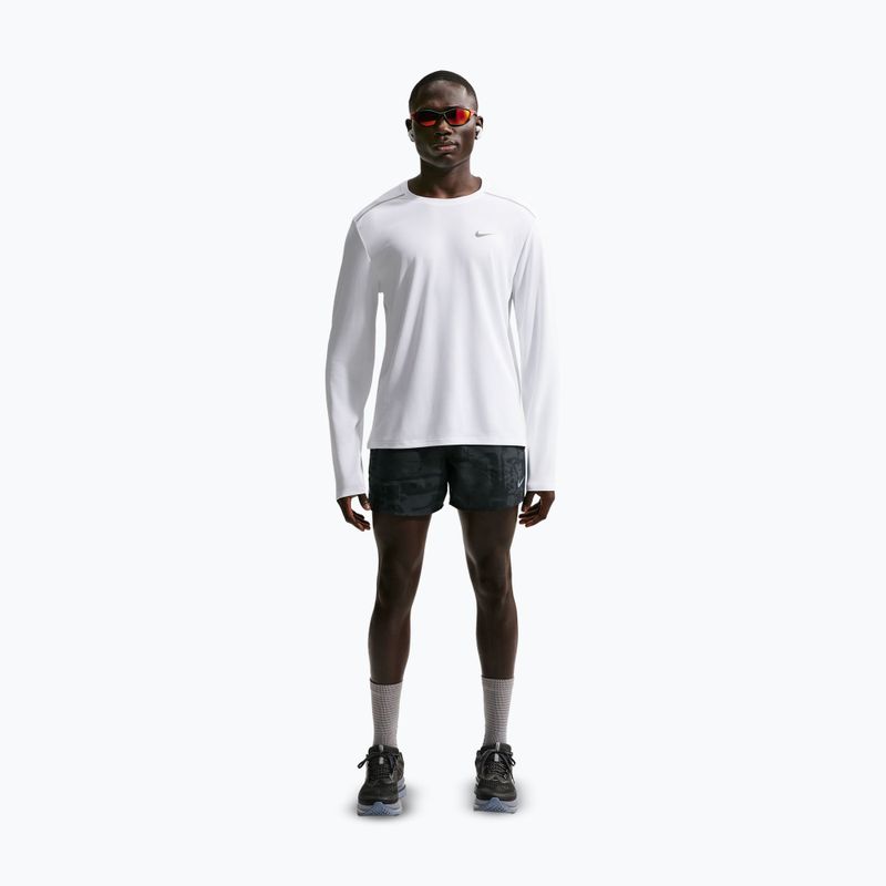 Pánské běžecké tričko Longsleeve Nike Miler Dri-Fit UV white 2
