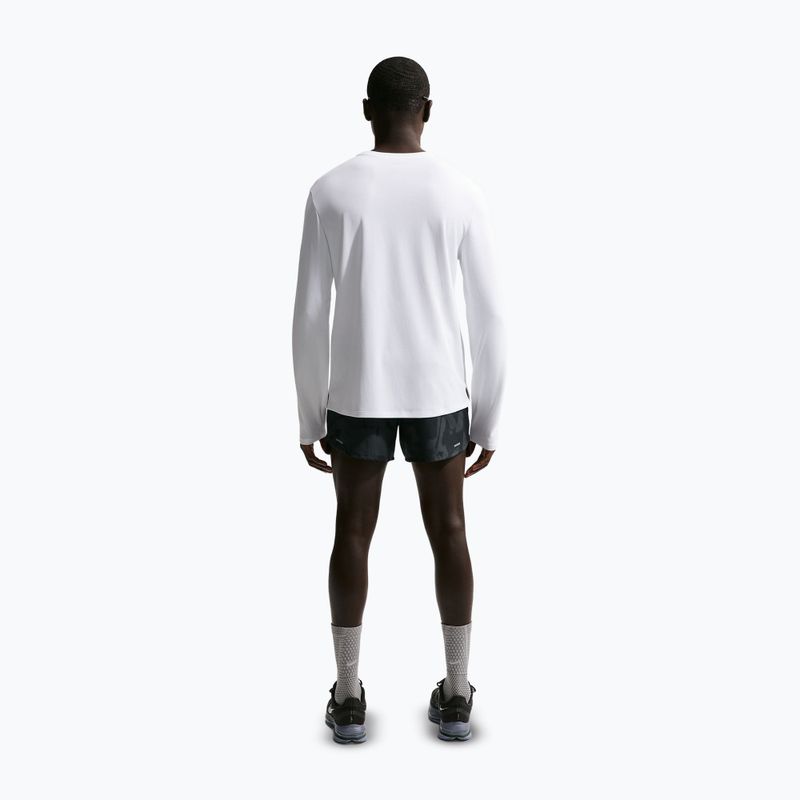 Pánské běžecké triko s dlouhým rukávem Nike Miler Dri-Fit UV white 3