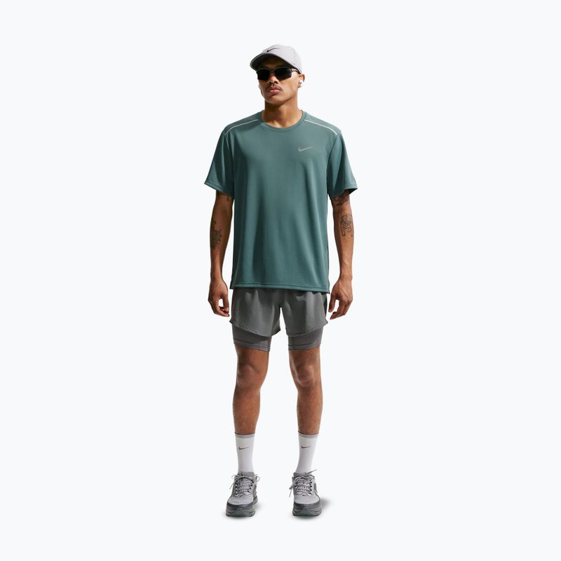 Pánské běžecké tričko Nike Miler Dri-Fit UV mineral slate 2