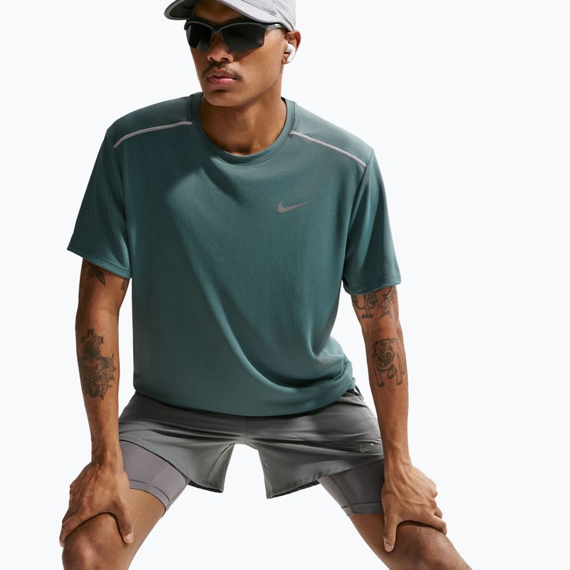 Pánské běžecké tričko Nike Miler Dri-Fit UV mineral slate 4