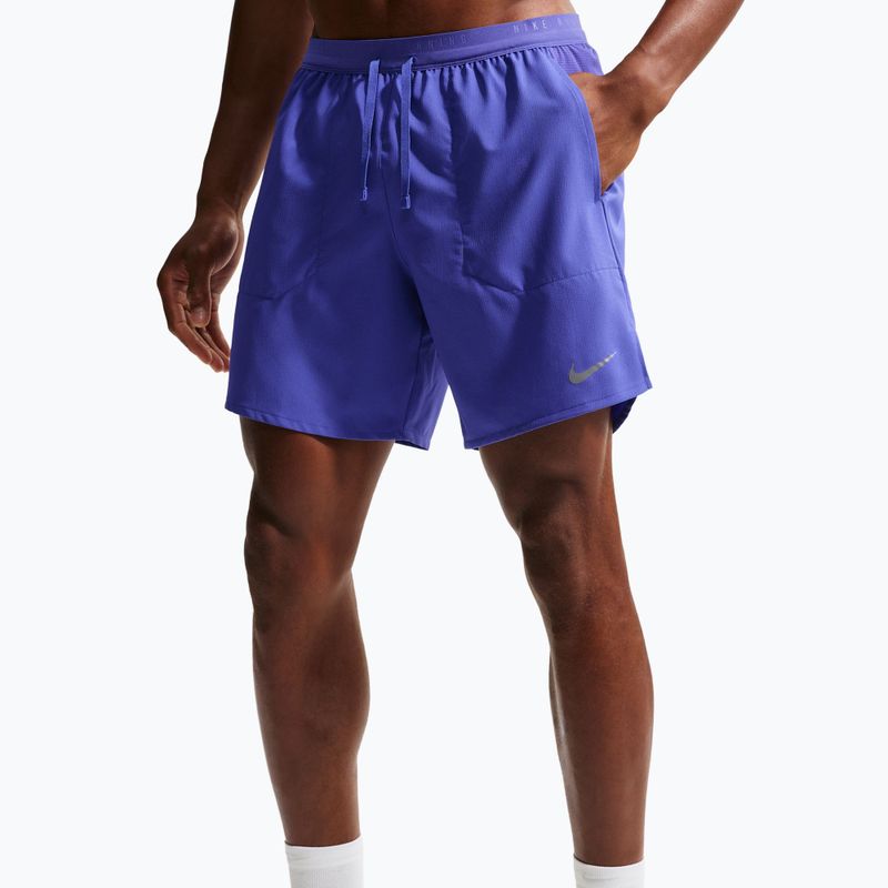 Pánské běžecké šortky Nike Stride Dri-Fit Brief-Lined 7" lapis 5