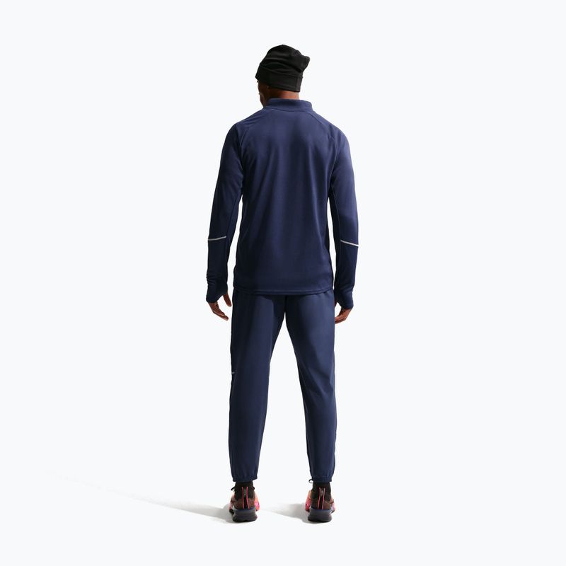 Pánská běžecká mikina Nike Miler Dri-Fit UV 1/2 Zip midnight navy 3