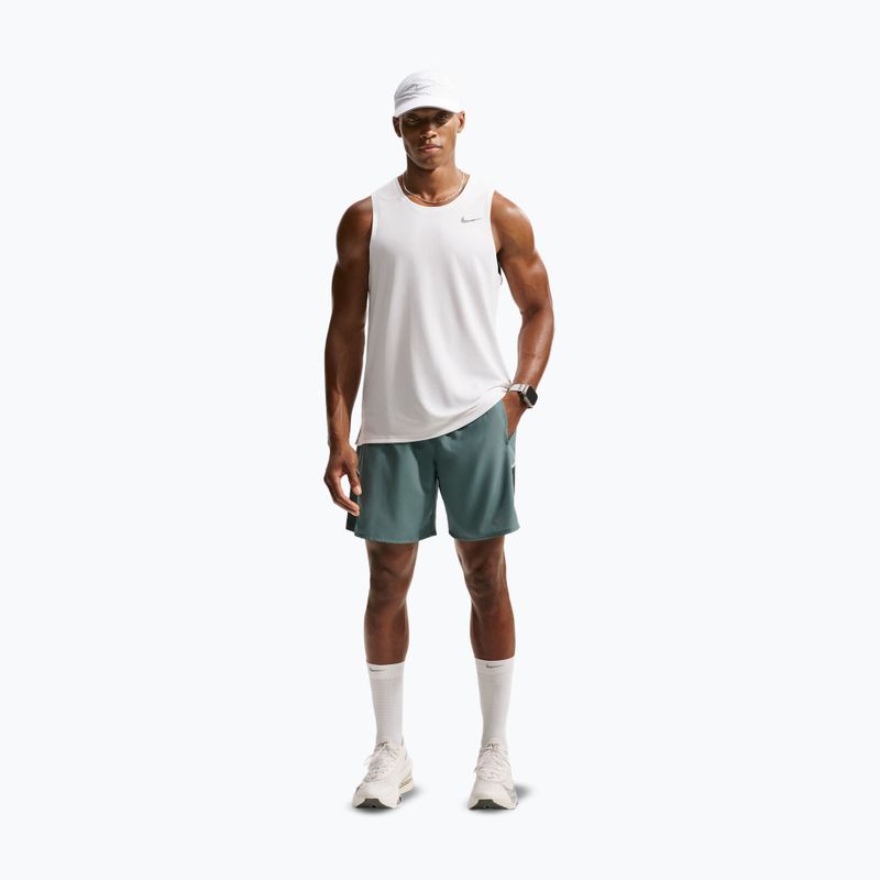 Pánské běžecké šortky Nike Miler Dri-Fit 2in1 7" mineral slate 2