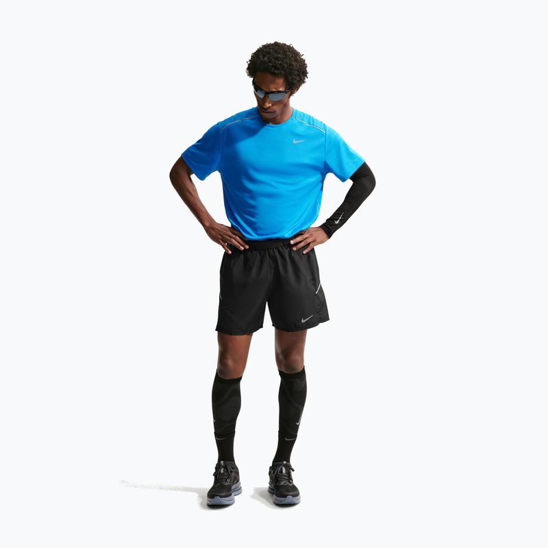 Pánské šortky Nike Miler Dri-Fit Brief Lined 5" black/black 2