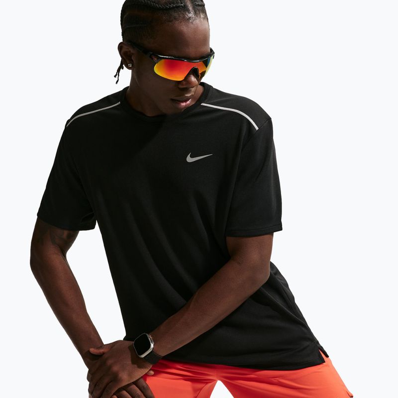 Pánské běžecké tričko Nike Miler Dri-Fit UV black 4