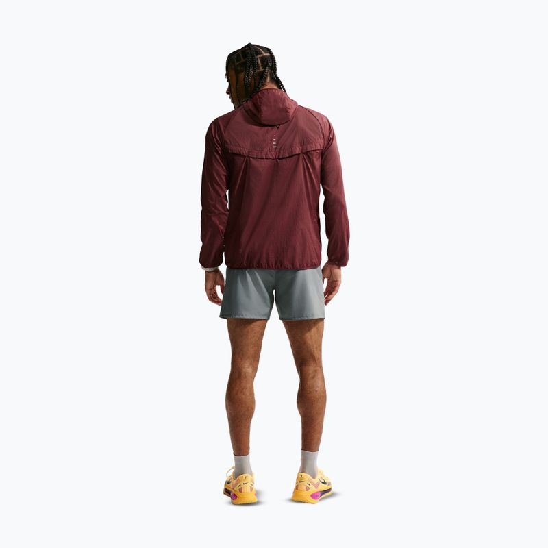 Pánské šortky Nike Miler Dri-Fit Brief Lined 5" smoke grey/smoke grey 3