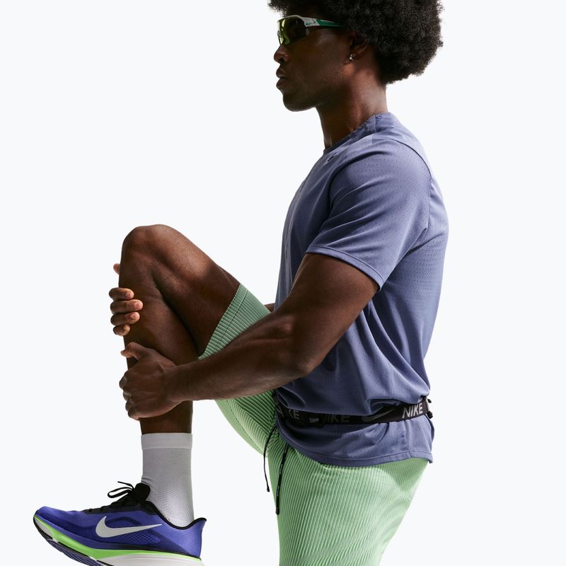 Pánské tréninkové legíny Nike AeroSwift Dri-Fit ADV 1/2 Tights lime blast/steam/light silver/black 6