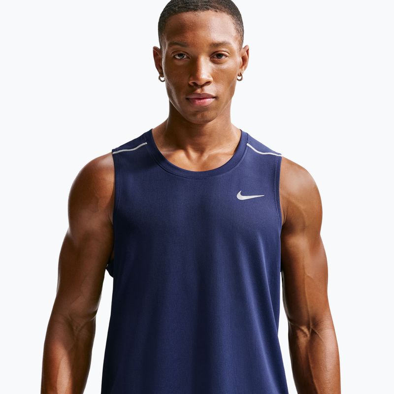 Pánské běžecké tričko Nike Miler Dri-Fit midnight navy 4