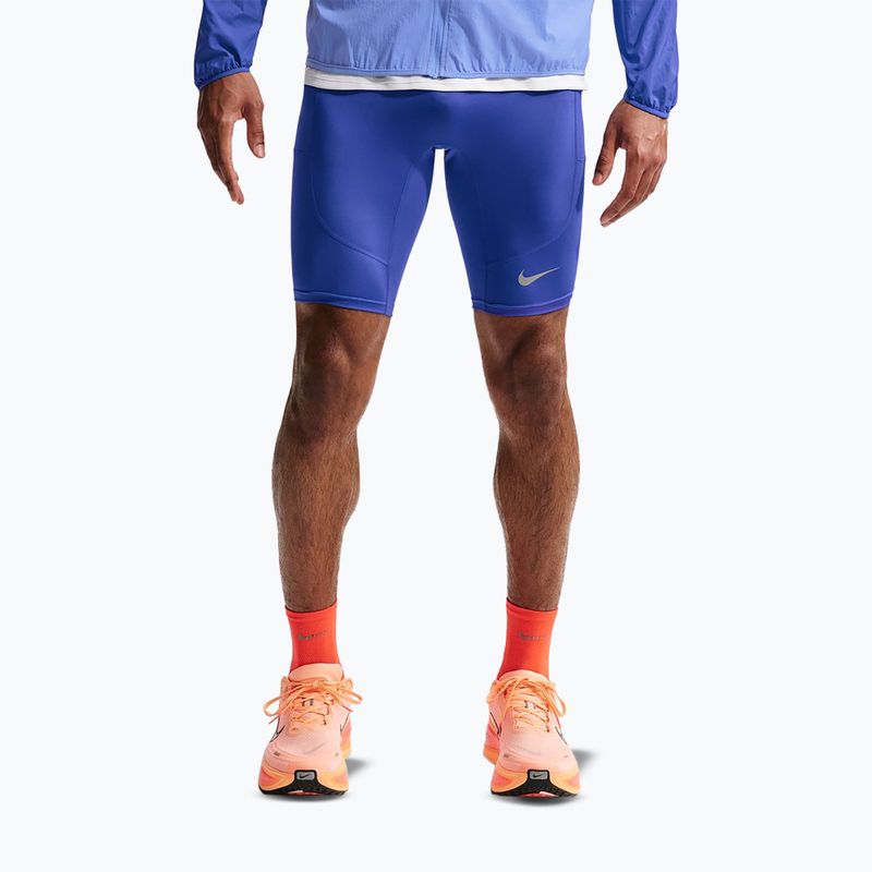 Pánské legíny Nike Stride Dri-Fit Half Tight lapis