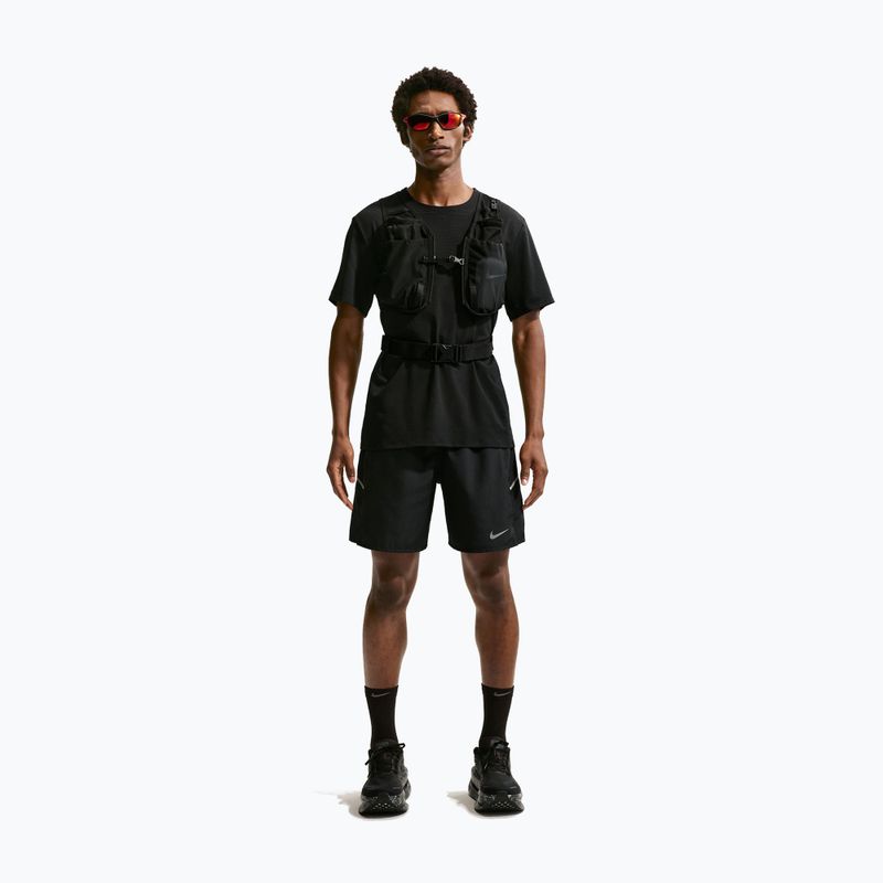 Pánské běžecké šortky Nike Miler Dri-Fit 2in1 7" black/black 2