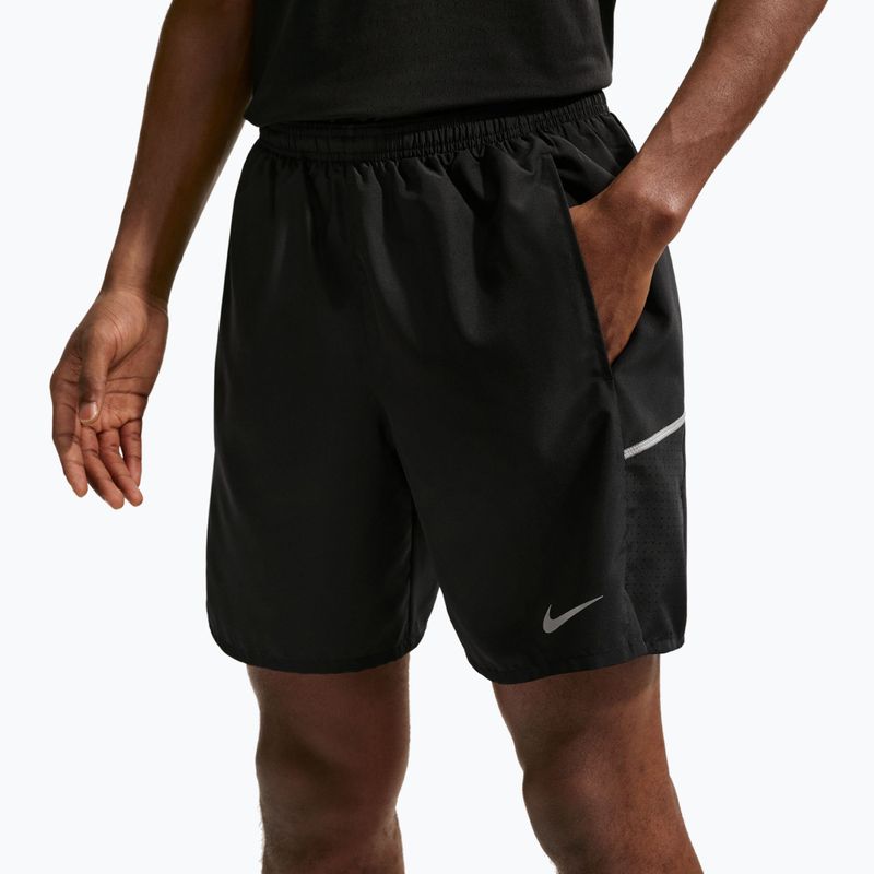Pánské běžecké šortky Nike Miler Dri-Fit 2in1 7" black/black 5