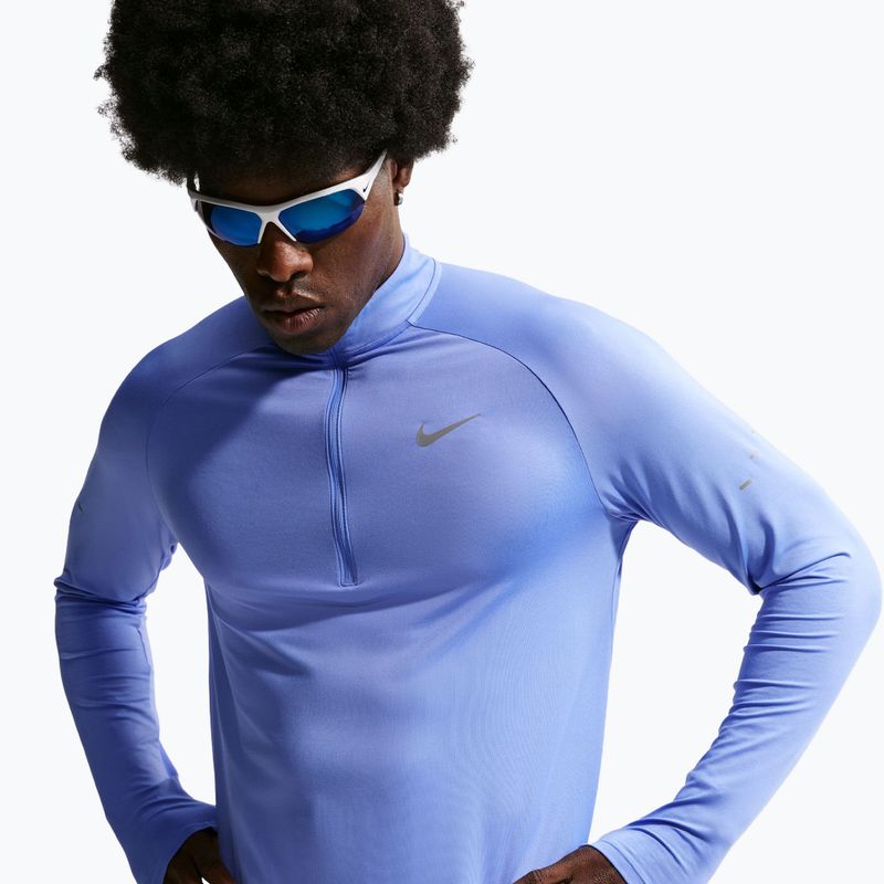 Pánská běžecká mikina Nike Stride 1/4 Zip Dri-Fit royal pulse 5