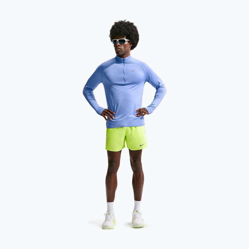 Pánské šortky Nike Miler Dri-Fit Brief Lined 5" volt ice/barely volt 2