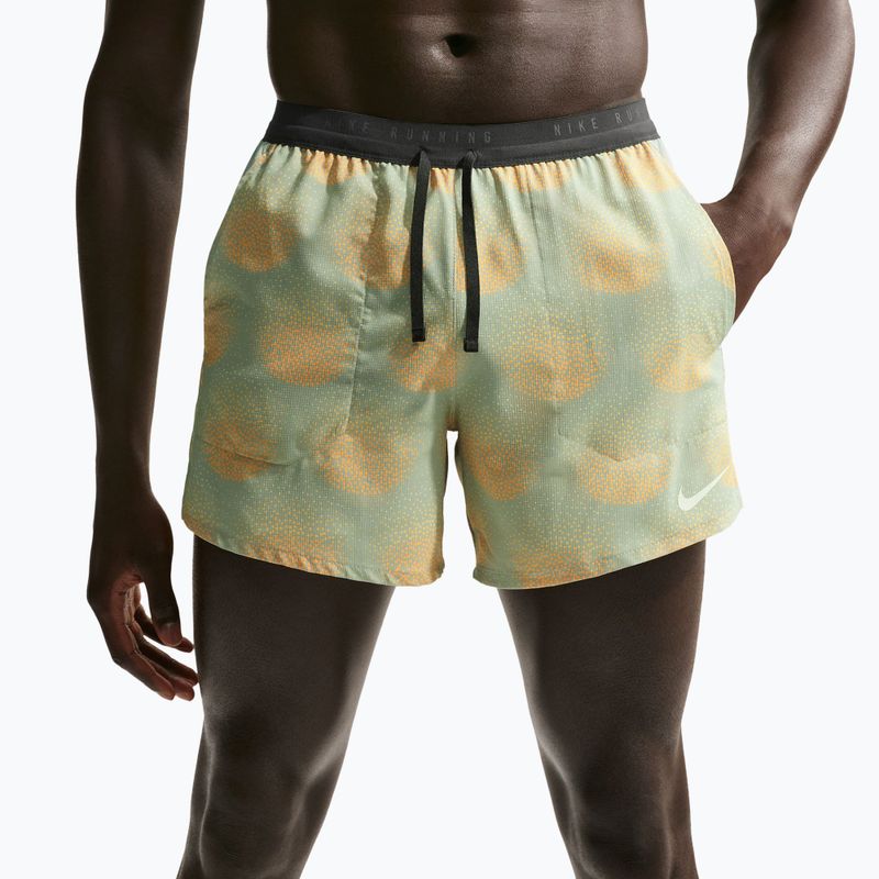 Pánské běžecké šortky Nike Stride Dri-Fit Brief Lined 5" jade horizon 5