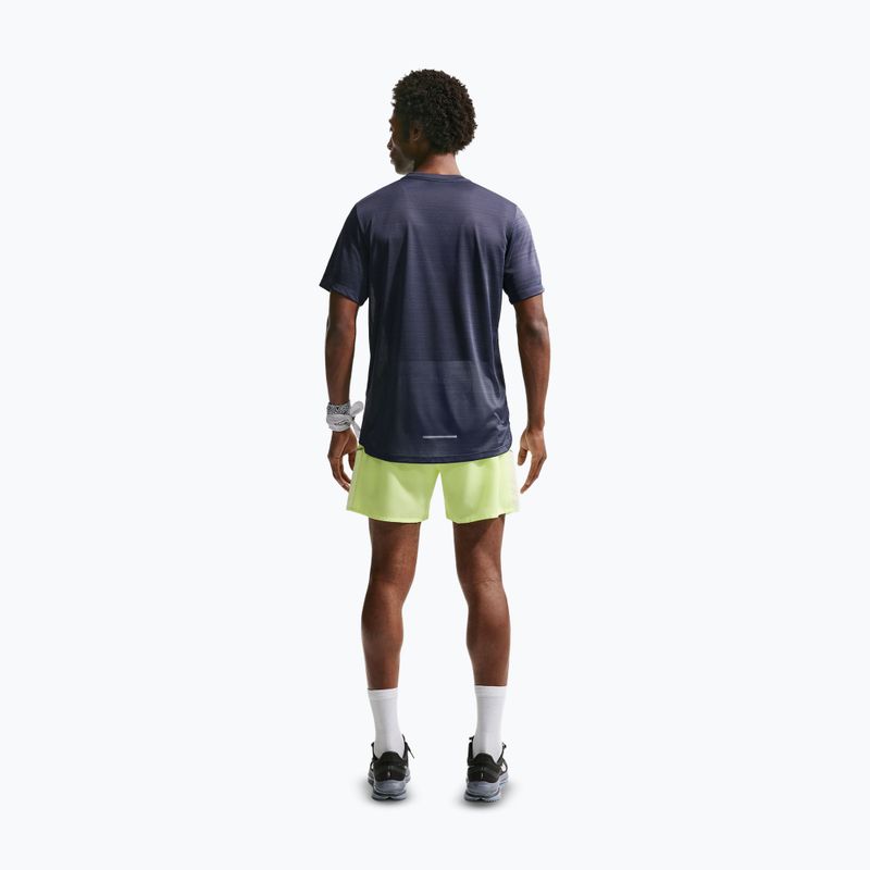 Pánské běžecké šortky Nike Miler Dri-Fit 2in1 5" volt ice/barely volt 3