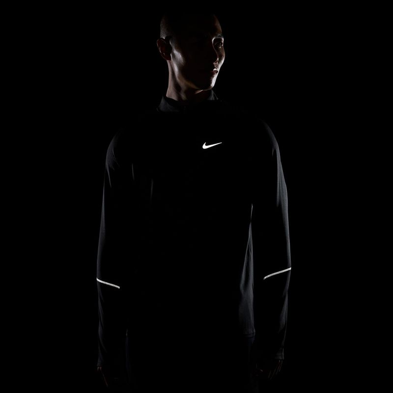 Pánská běžecká mikina Nike Miler Dri-Fit UV 1/2 Zip black 7