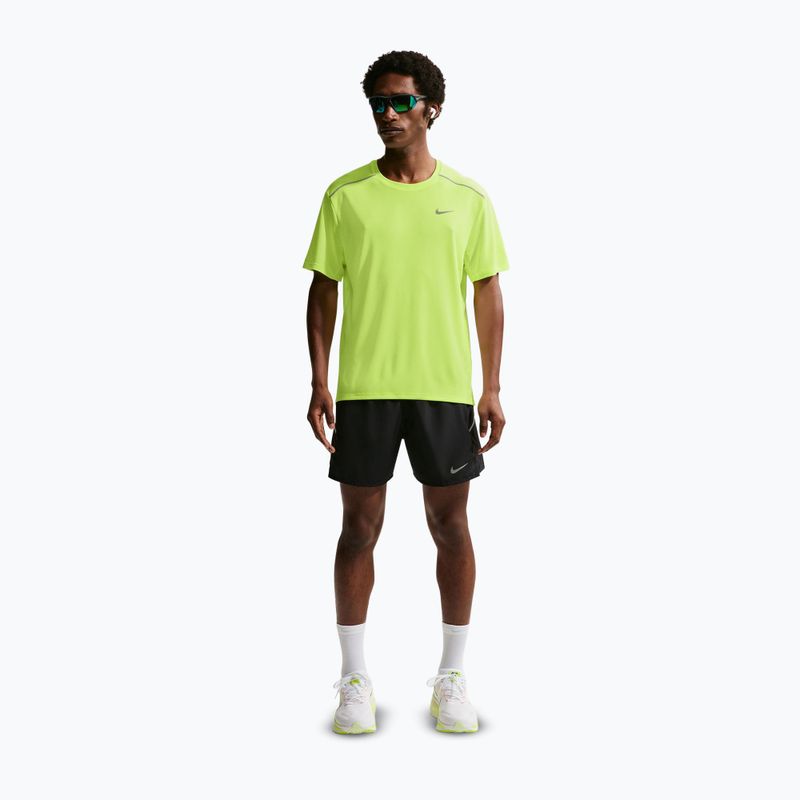 Pánské běžecké tričko Nike Miler Dri-Fit UV volt ice 2