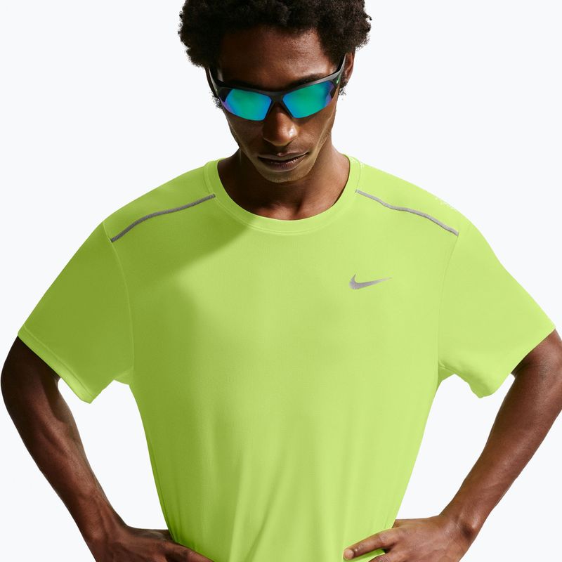 Pánské běžecké tričko Nike Miler Dri-Fit UV volt ice 5