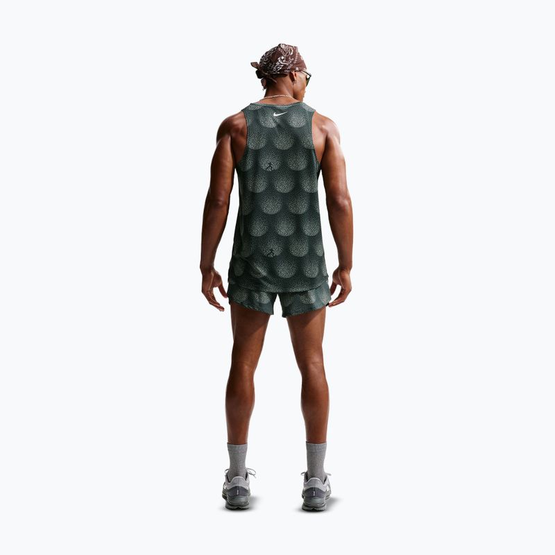 Pánské běžecké šortky Nike Stride Dri-Fit Brief Lined 5" black spruce 3