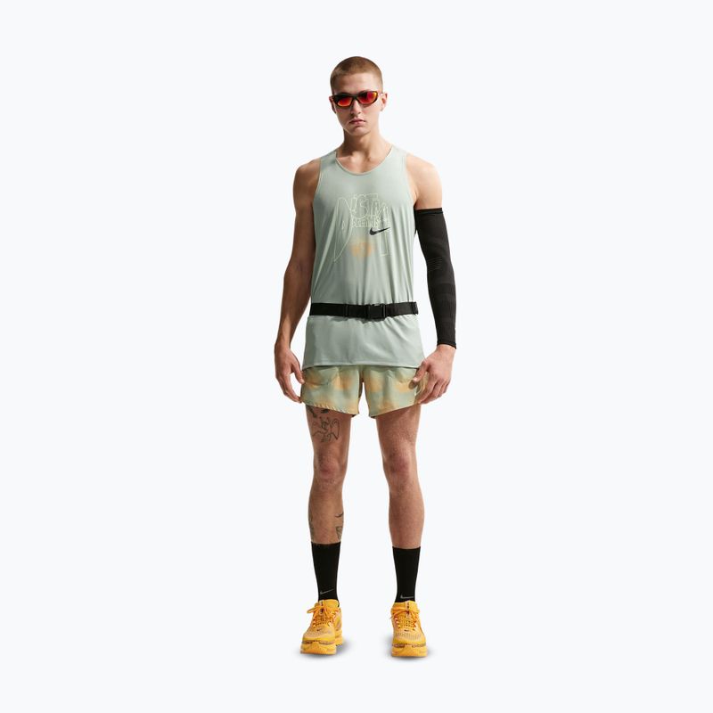 Pánské běžecké tričko Nike Stride Dri-Fit ADV jade horizon/linen 2