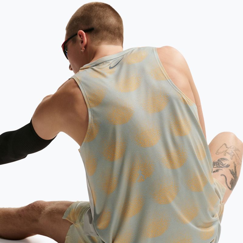 Pánské běžecké tričko Nike Stride Dri-Fit ADV jade horizon/linen 4