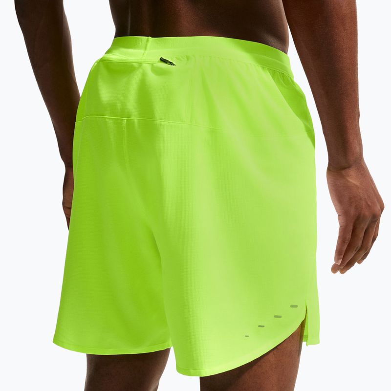 Pánské běžecké šortky Nike Stride Dri-Fit Brief-Lined 7" volt ice 5