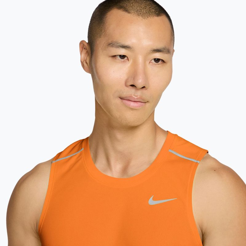 Pánské běžecké tričko Nike Miler Dri-Fit total orange 3