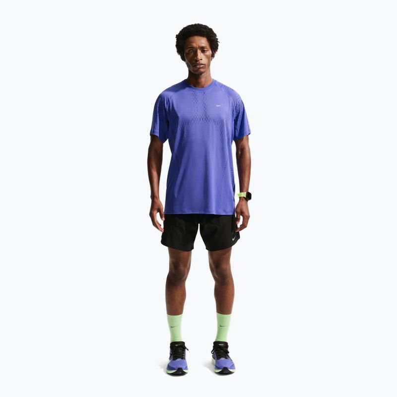 Pánské běžecké tričko Nike Stride Dri-Fit ADV lapis/deep royal blue 2