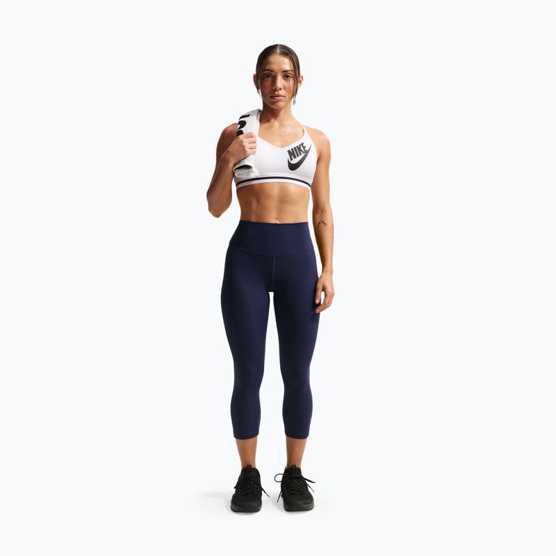 Tréninková podprsenka Nike Indy Light Support white/black 2