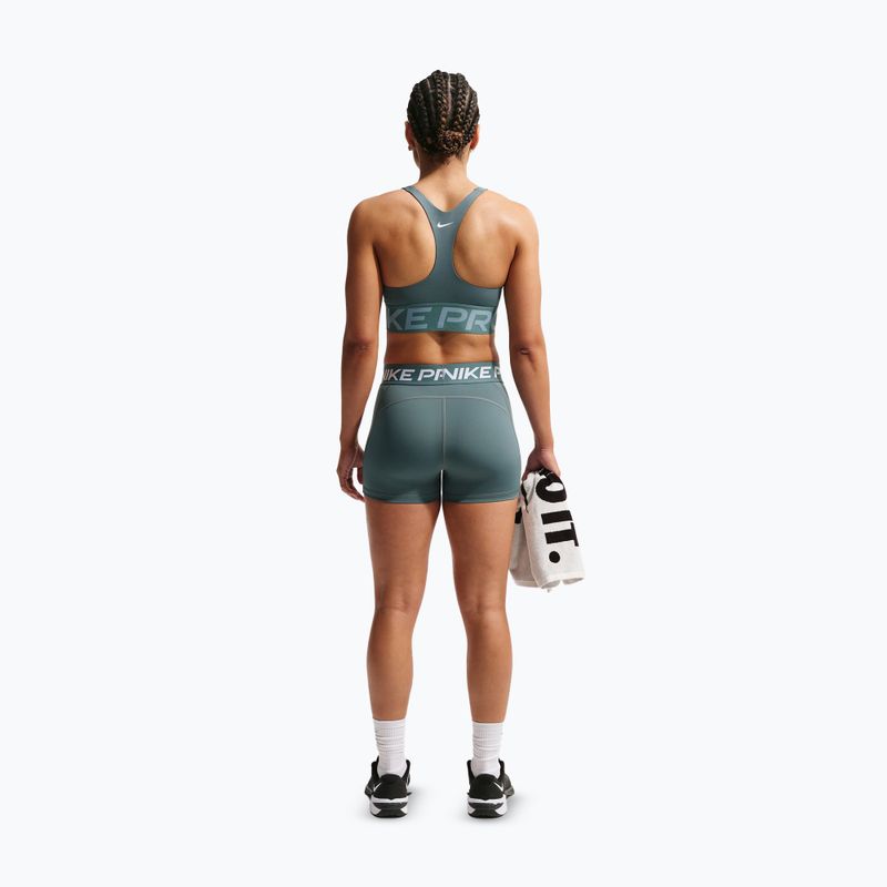 Tréninková podprsenka Nike Pro Sculpt Medium Support mineral slate/denim turquoise/white 3