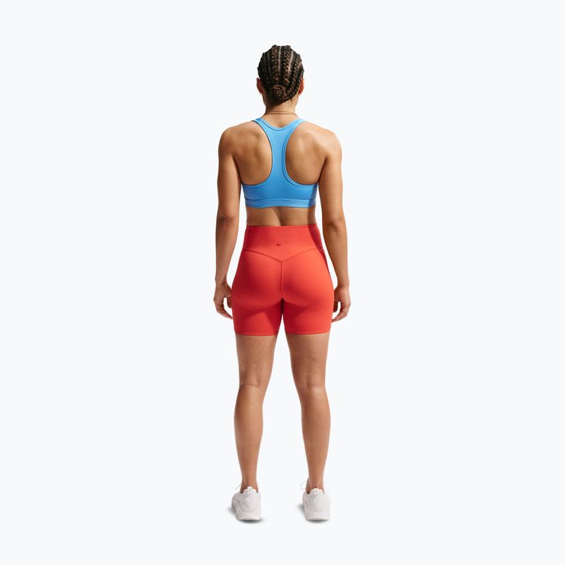 Tréninková podprsenka Nike Swoosh Medium Support university blue/white 3