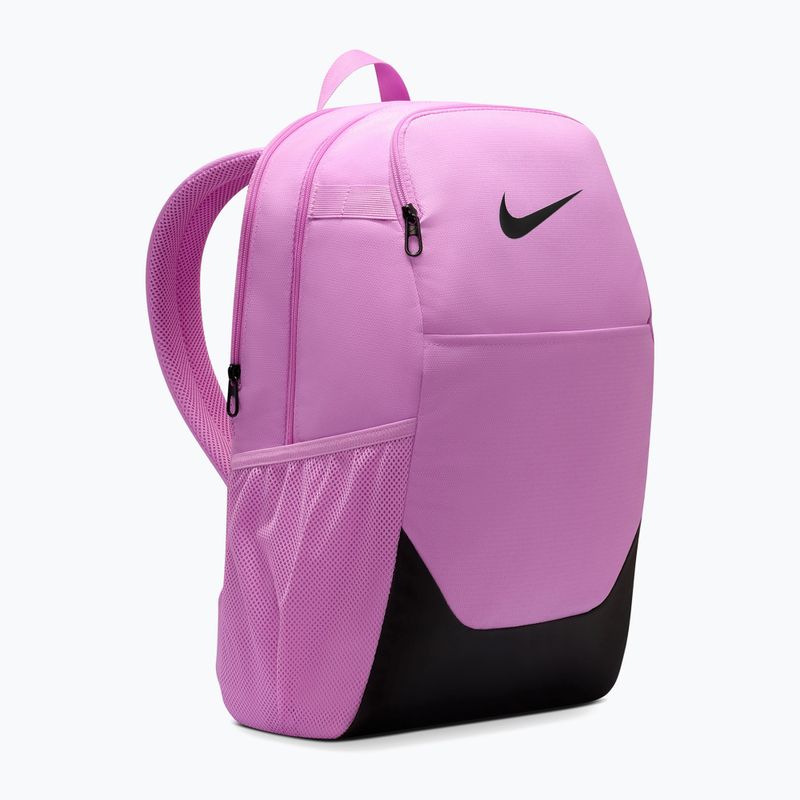 Batoh Nike Brasilia 24 l light magenta/black/black 2