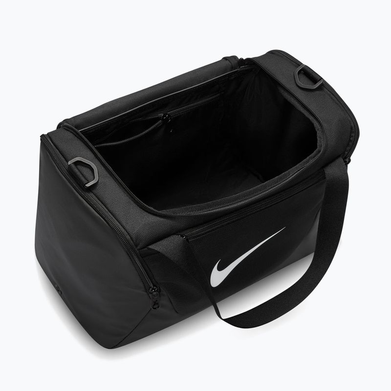 Tréninková taška Nike Brasilia Duffel Extra Small 24 l black/black/white 6