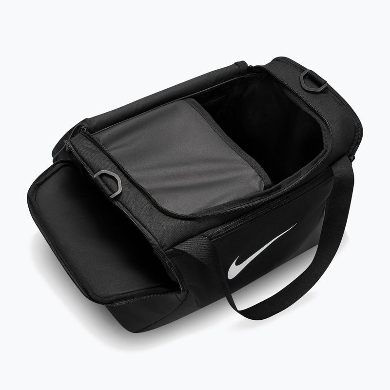 Tréninková taška Nike Brasilia Duffel Extra Small 24 l black/black/white 7