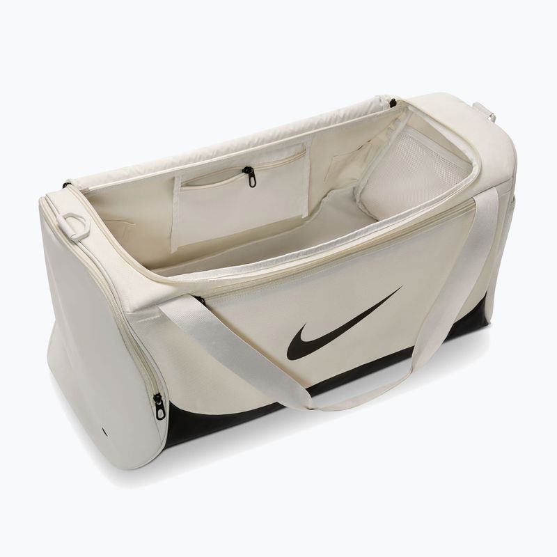 Tréninková taška Nike Brasilia Duffel Medium 60 l light bone/black/black 4