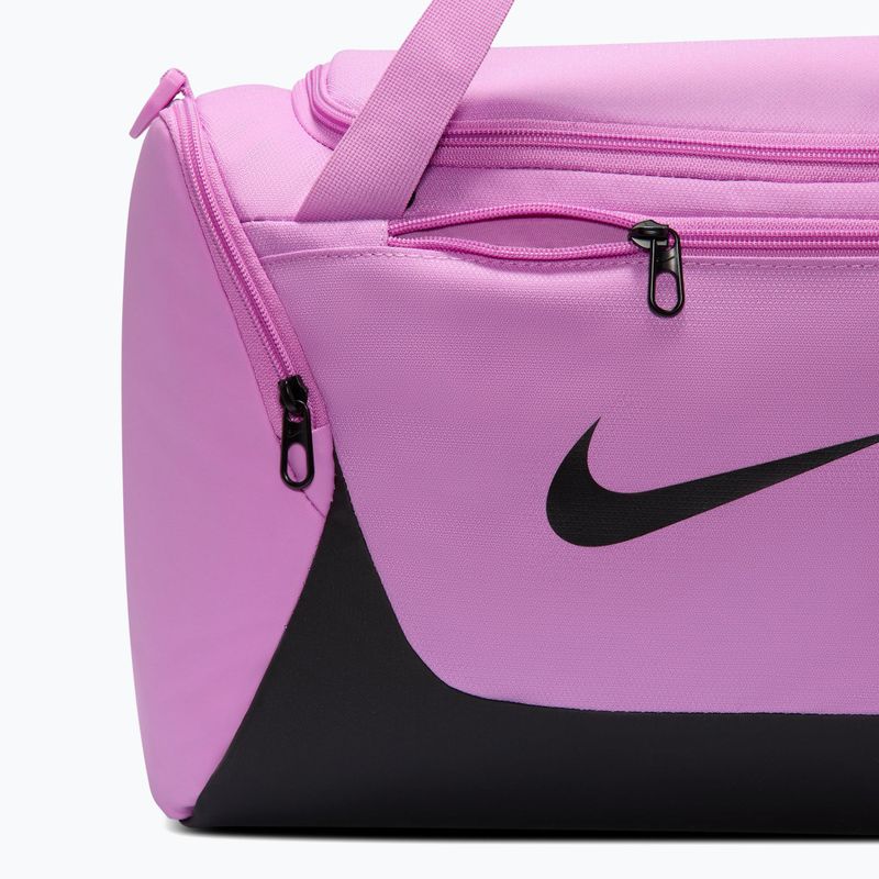 Tréninková taška Nike Brasilia Duffel Extra Small 24 l light magenta/black/black 6