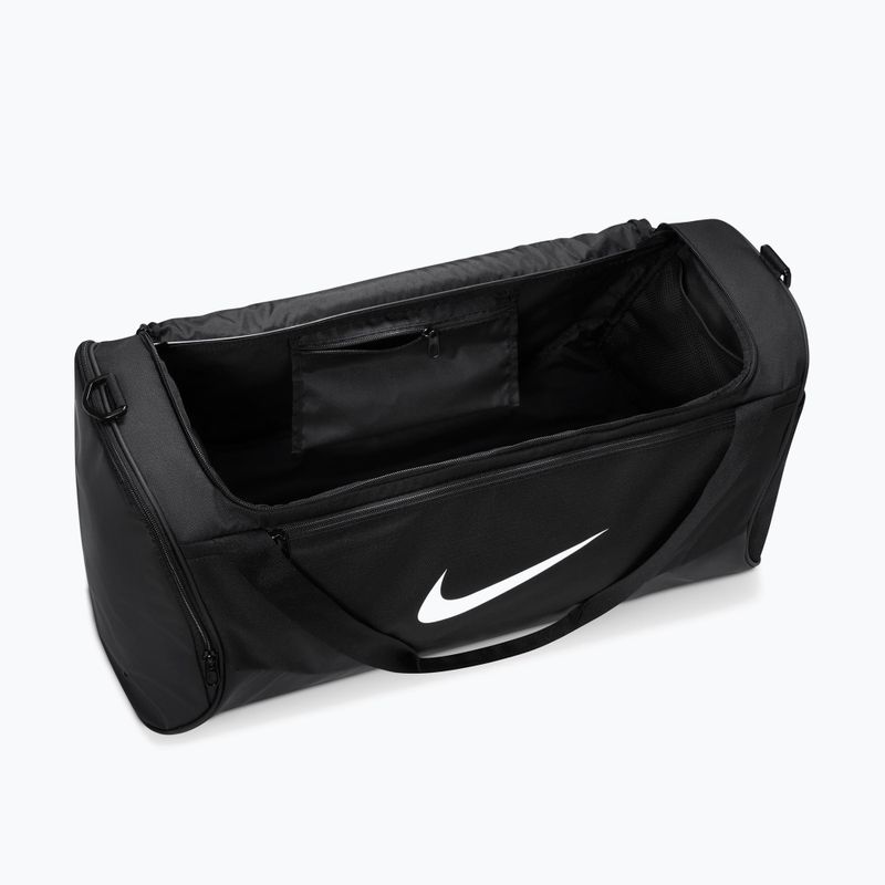 Tréninková taška Nike Brasilia Duffel Medium 60 l black/black/white 4