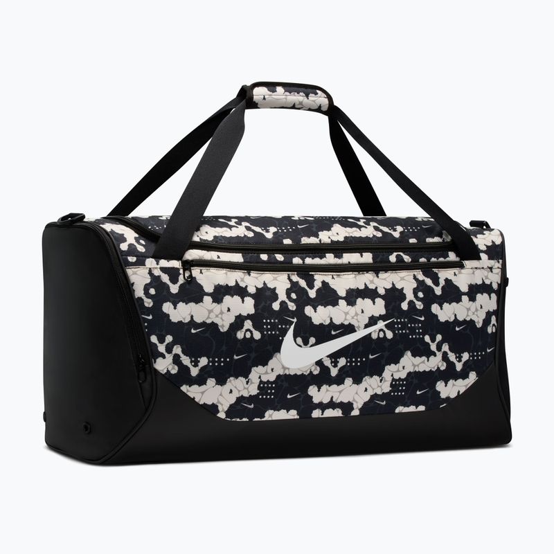 Tréninková taška Nike Brasilia 60 l chalk/black/white 2