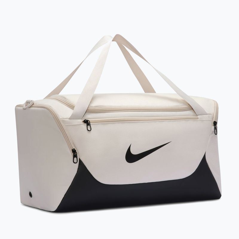 Tréninková taška Nike Brasilia Duffel Small 40 l light bone/black/black 2