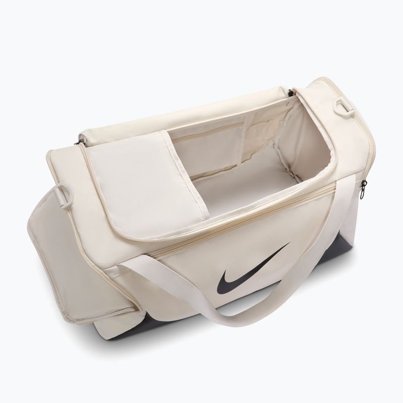 Tréninková taška Nike Brasilia Duffel Small 40 l light bone/black/black 5